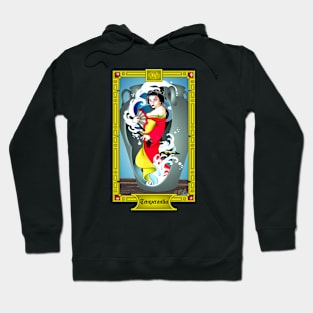 Geisha and Water - Temperantia Tarot Hoodie